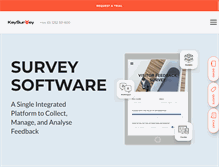 Tablet Screenshot of keysurvey.co.uk